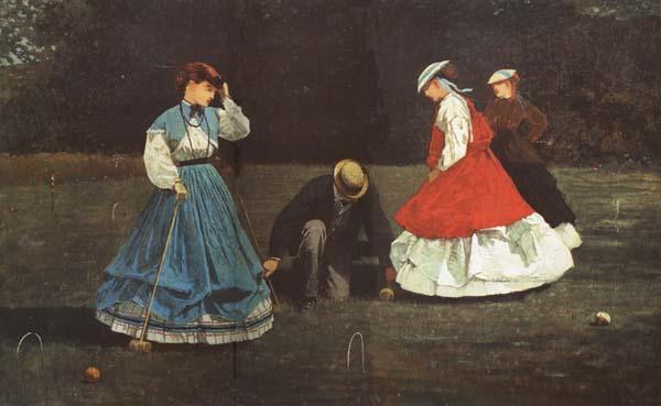 Winslow Homer The Croquet Game (mk44) France oil painting art